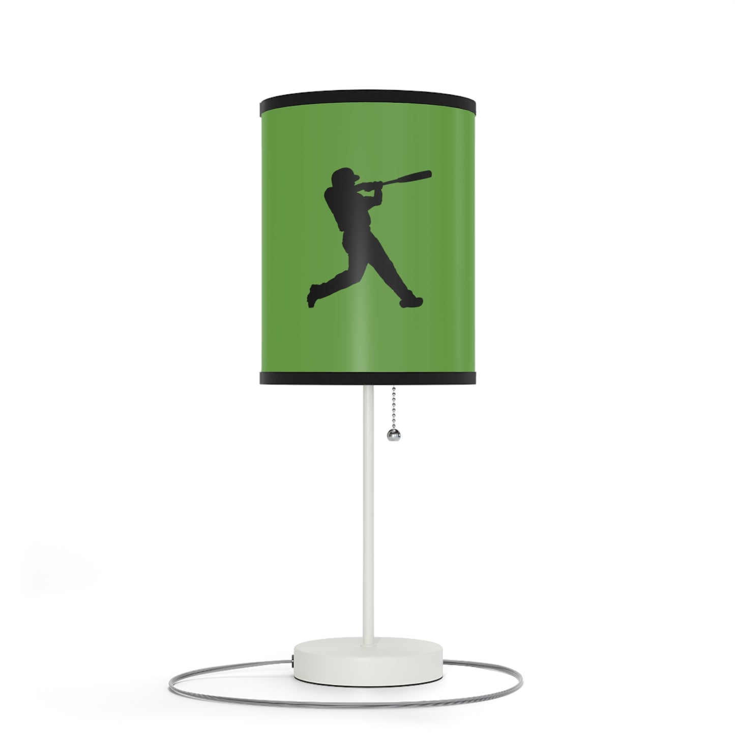 Lamp on a Stand, US|CA plug: Baseball Green 