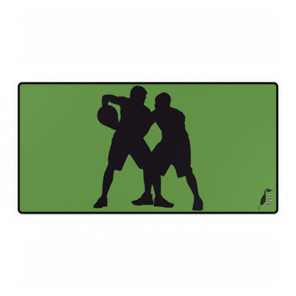 Desk Mats: Basketball Green