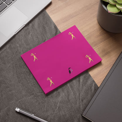 Post-it® Note Pads: Golf Pink