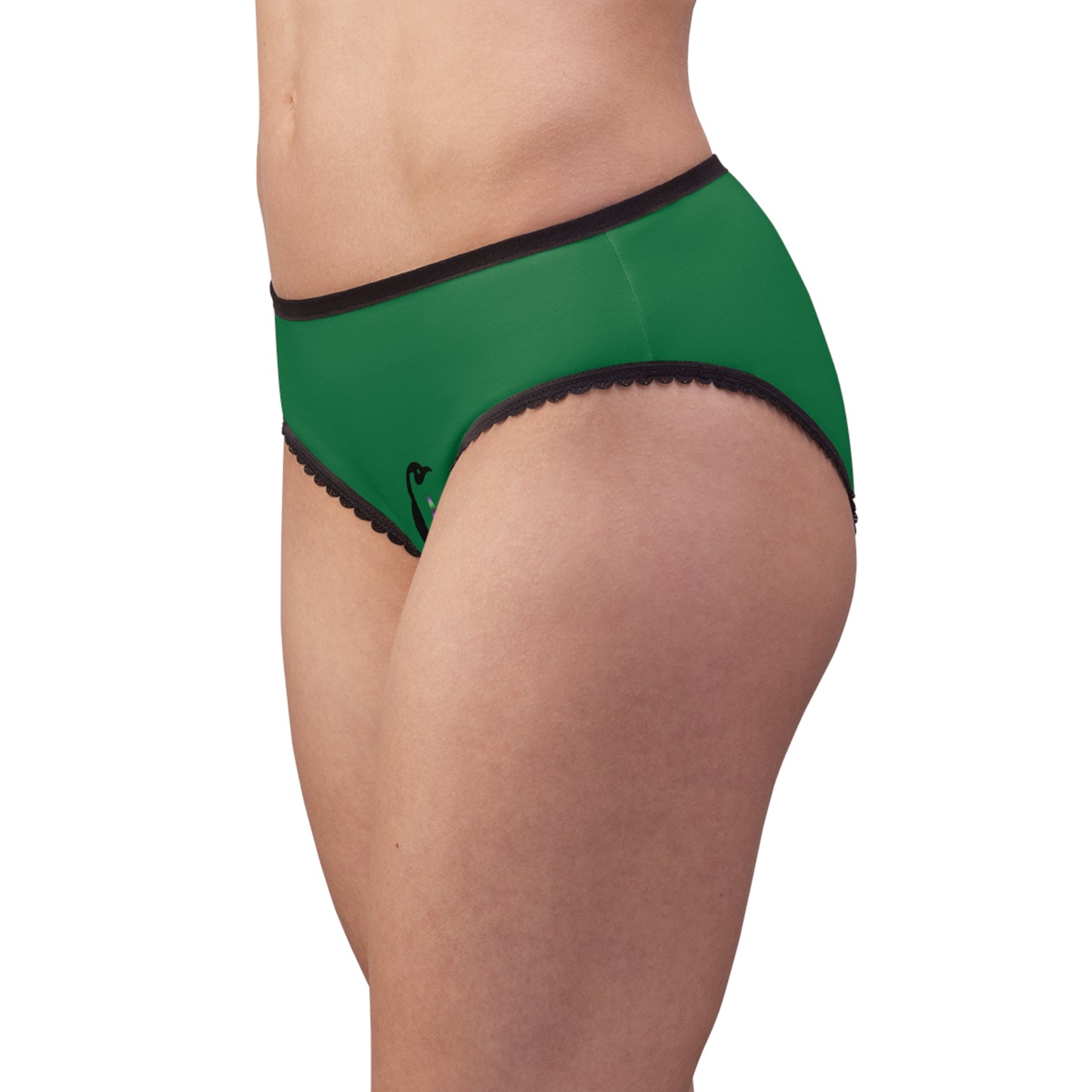 Women's Briefs: Fight Cancer Dark Green