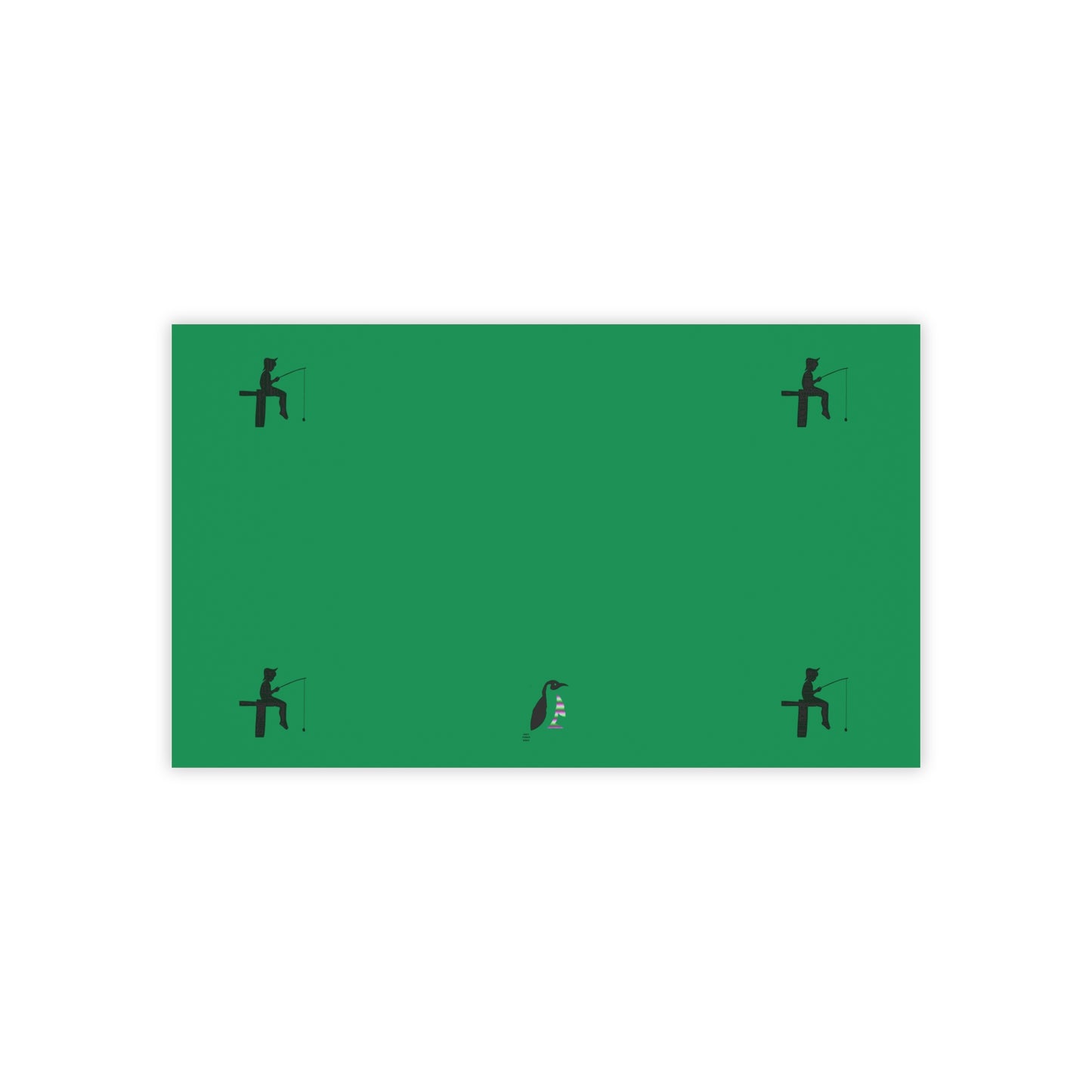 Post-it® Note Pads: Fishing Dark Green