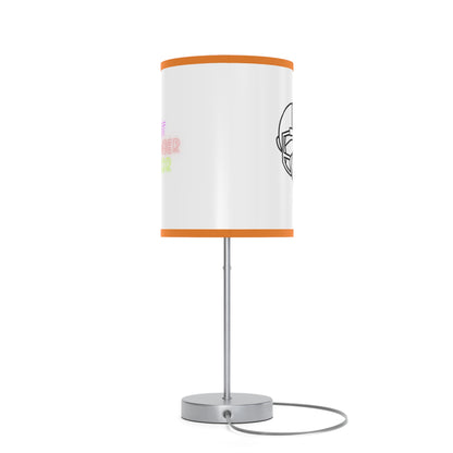 Lamp on a Stand, US|CA plug: Football White