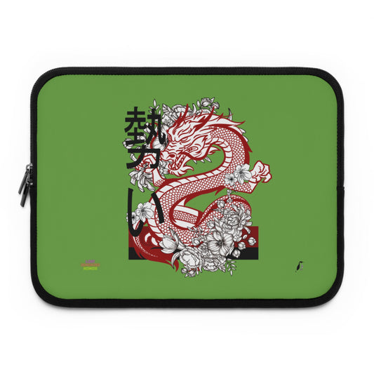 Laptop Sleeve: Dragons Green