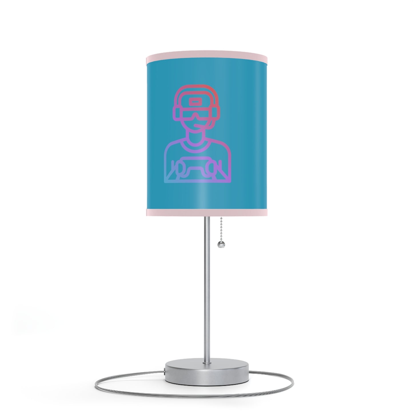 Lamp on a Stand, US|CA plug: Gaming Turquoise