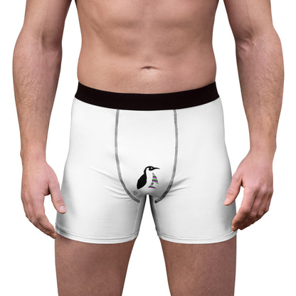 Men's Boxer Briefs: Wolves White