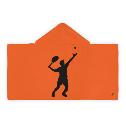 Youth Hooded Towel: Tennis Orange