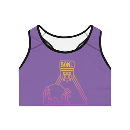 Sports Bra: Bowling Lite Purple