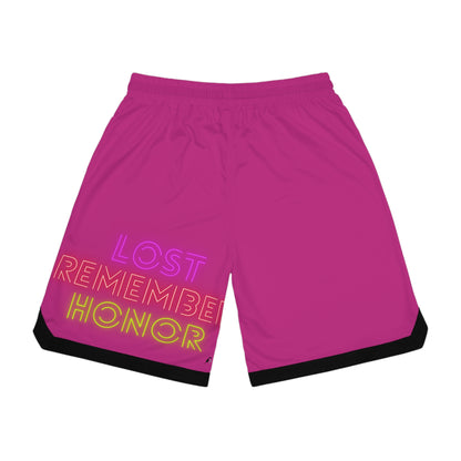 Basketball Rib Shorts: Volleyball Pink