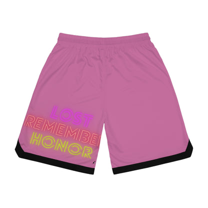 Basketball Rib Shorts: Tennis Lite Pink