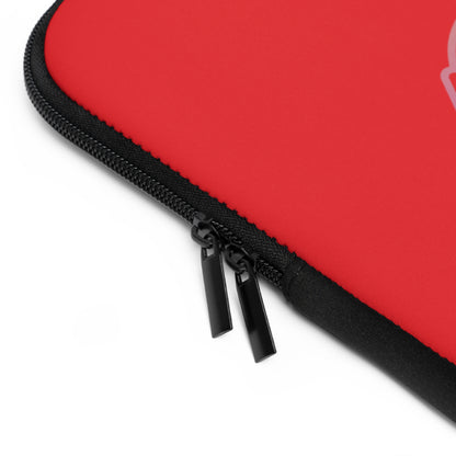 Laptop Sleeve: Bowling Red