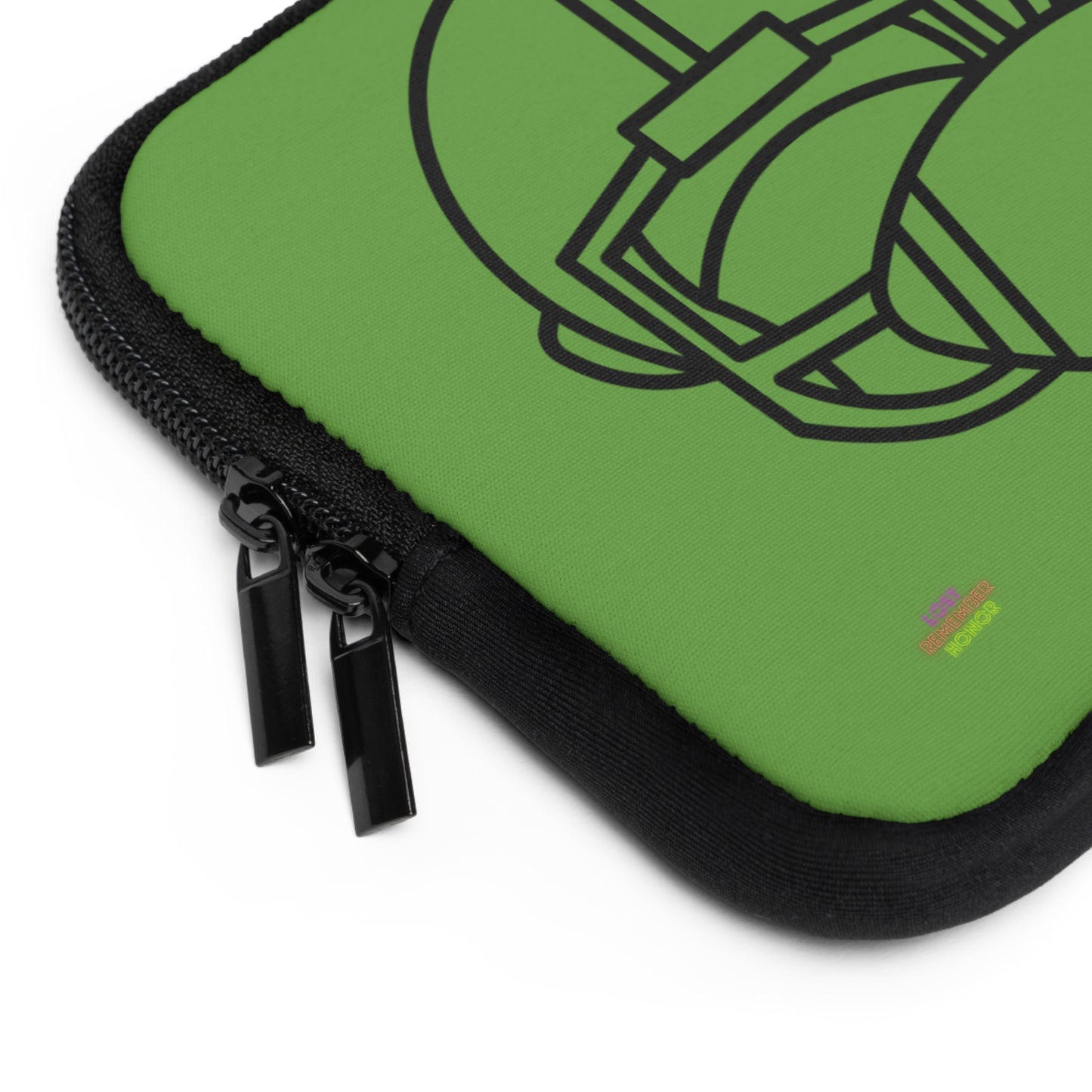 Laptop Sleeve: Football Green