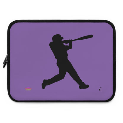 Laptop Sleeve: Baseball Lite Purple