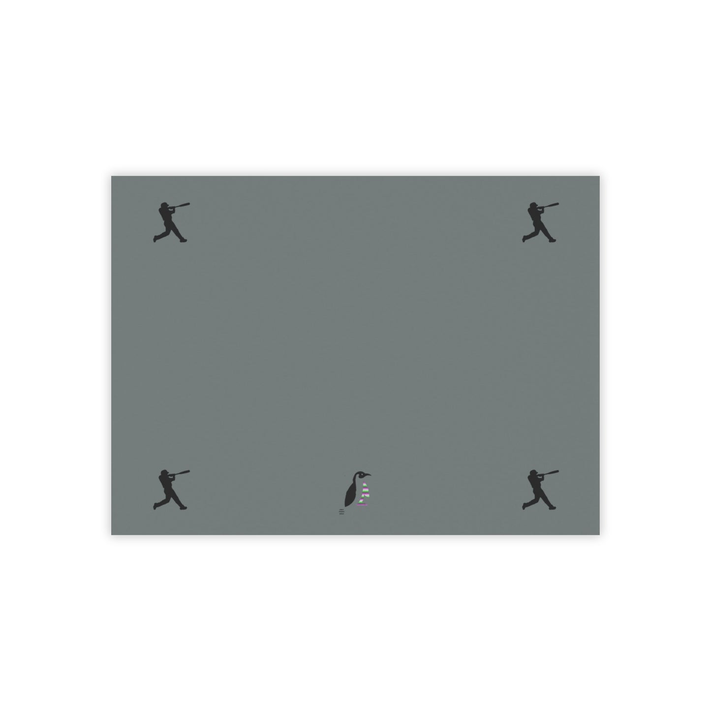 Post-it® Note Pads: Baseball Dark Grey