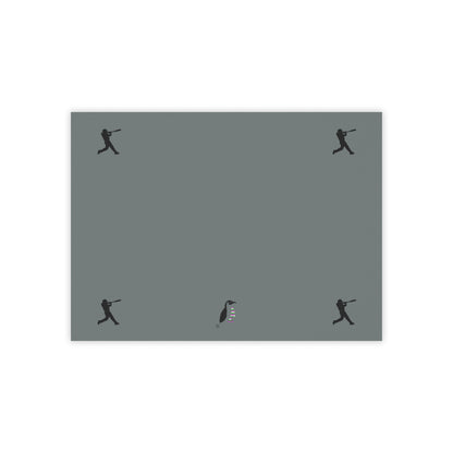 Post-it® Note Pads: Baseball Dark Grey