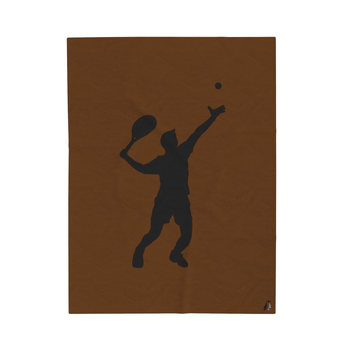 Velveteen Plush Blanket: Tennis Brown