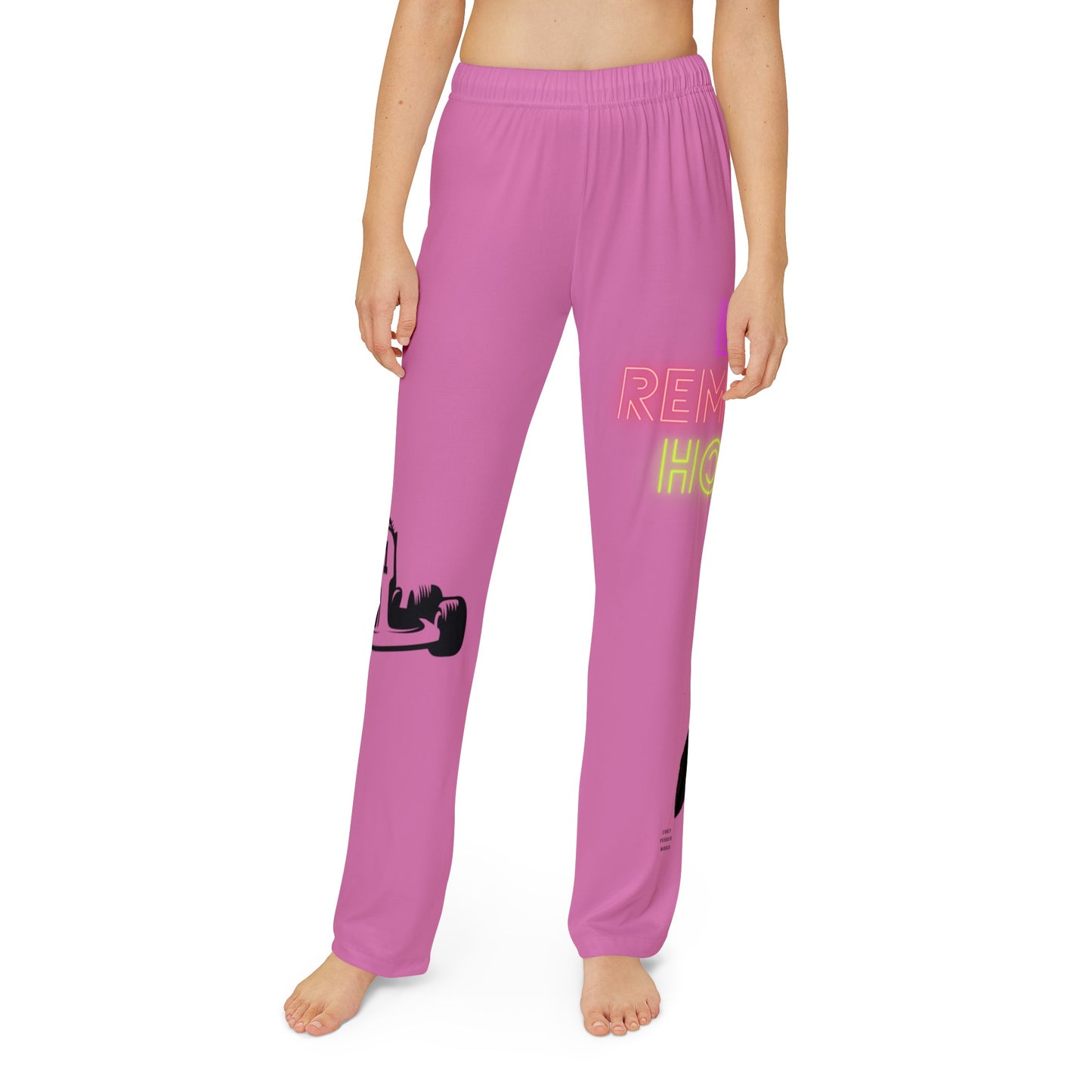 Kids Pajama Pants: Racing Lite Pink