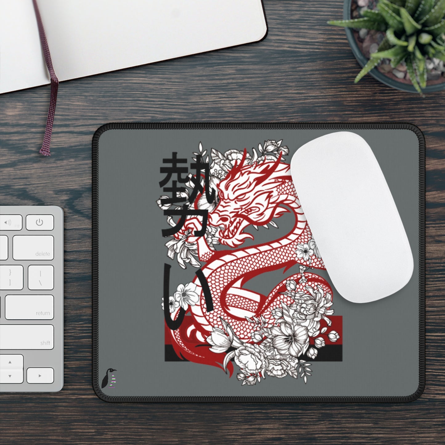 Gaming Mouse Pad: Dragons Dark Grey