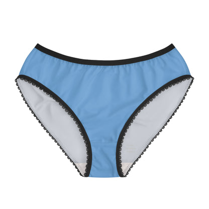 Women's Briefs: Crazy Penguin World Logo Lite Blue