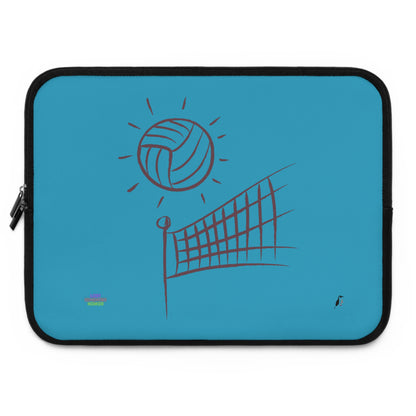 Laptop Sleeve: Volleyball Turquoise