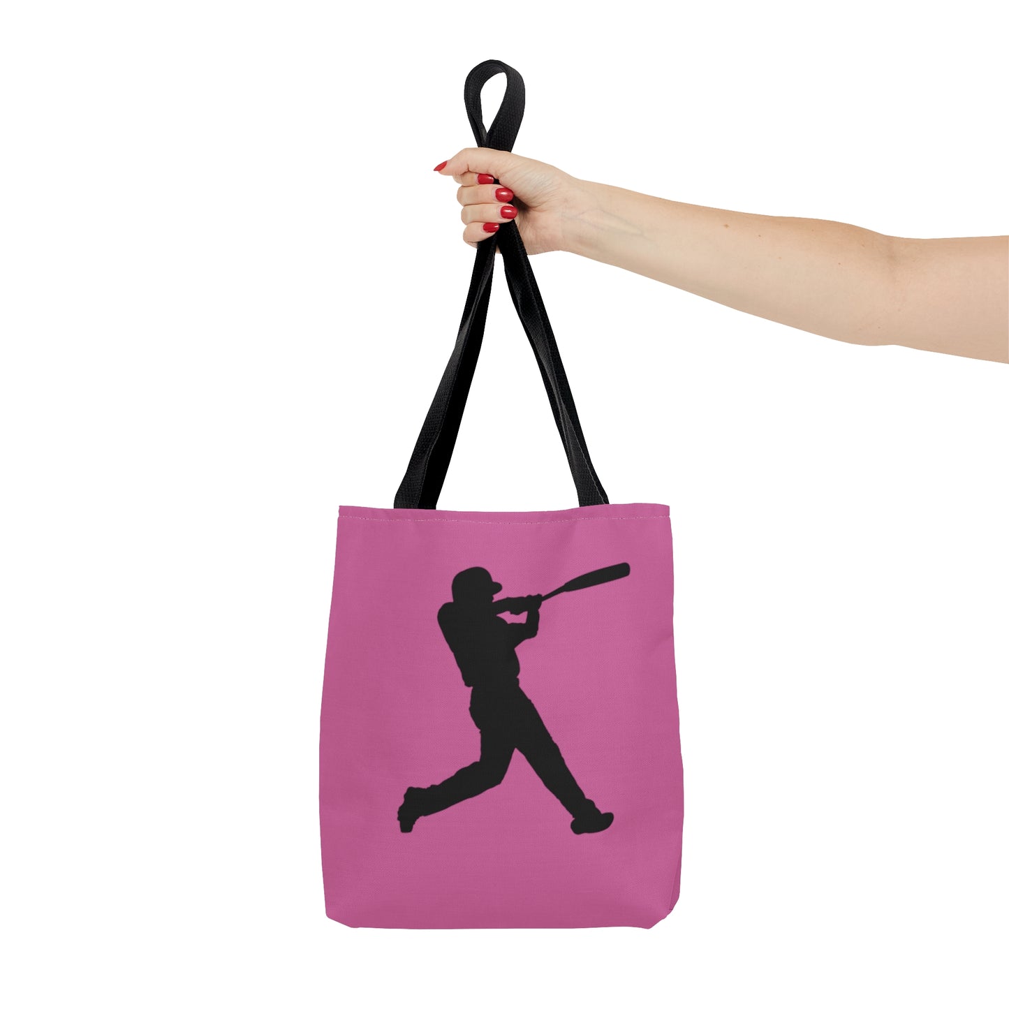 Tote Bag: Baseball Lite Pink