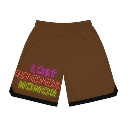 Basketball Rib Shorts: Volleyball Brown