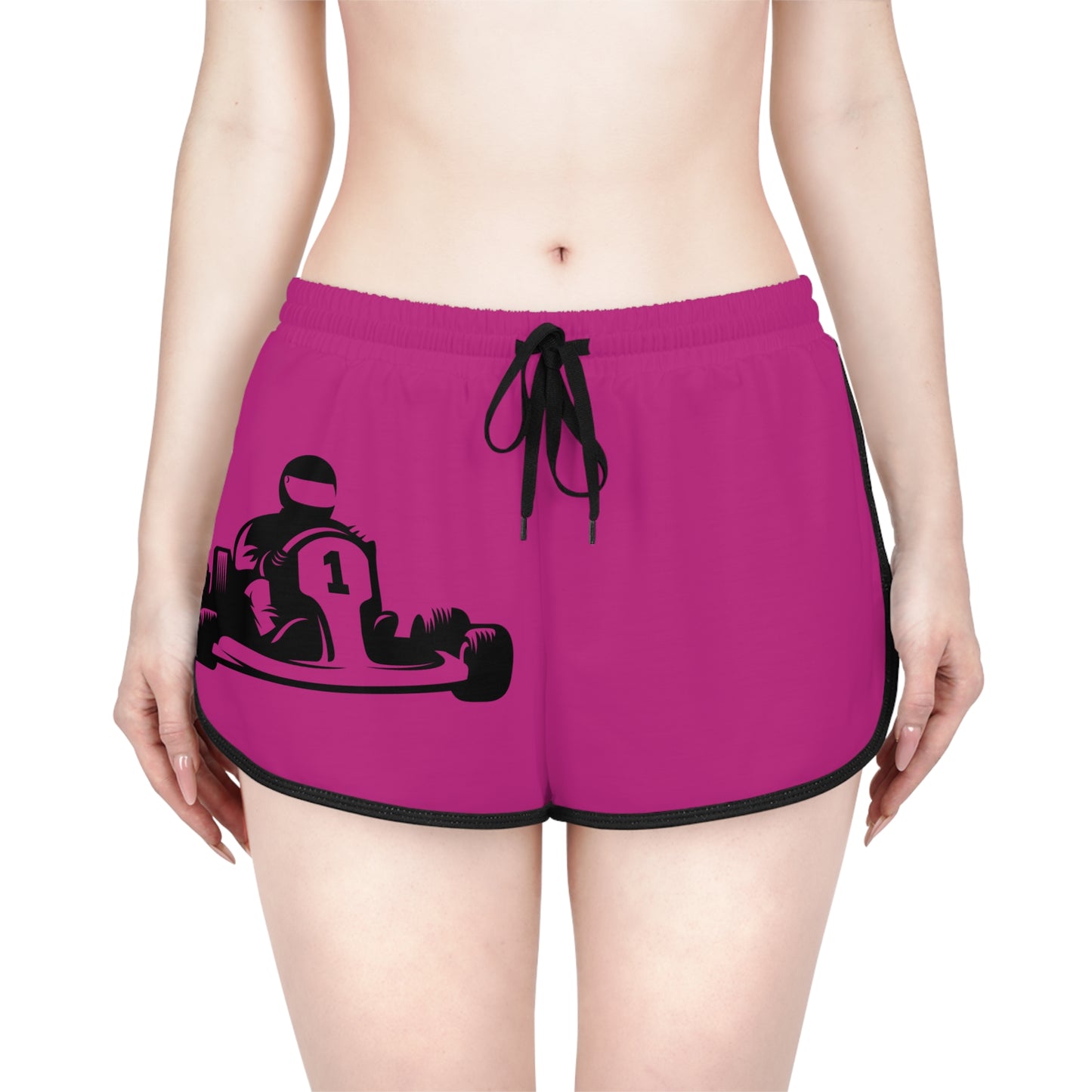 Women's Relaxed Shorts: Racing Pink