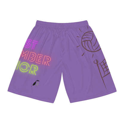 Basketball Shorts: Volleyball Lite Purple