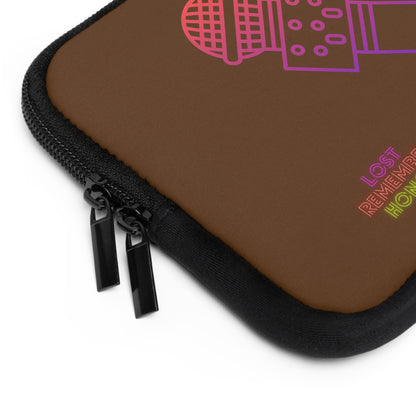 Laptop Sleeve: Music Brown