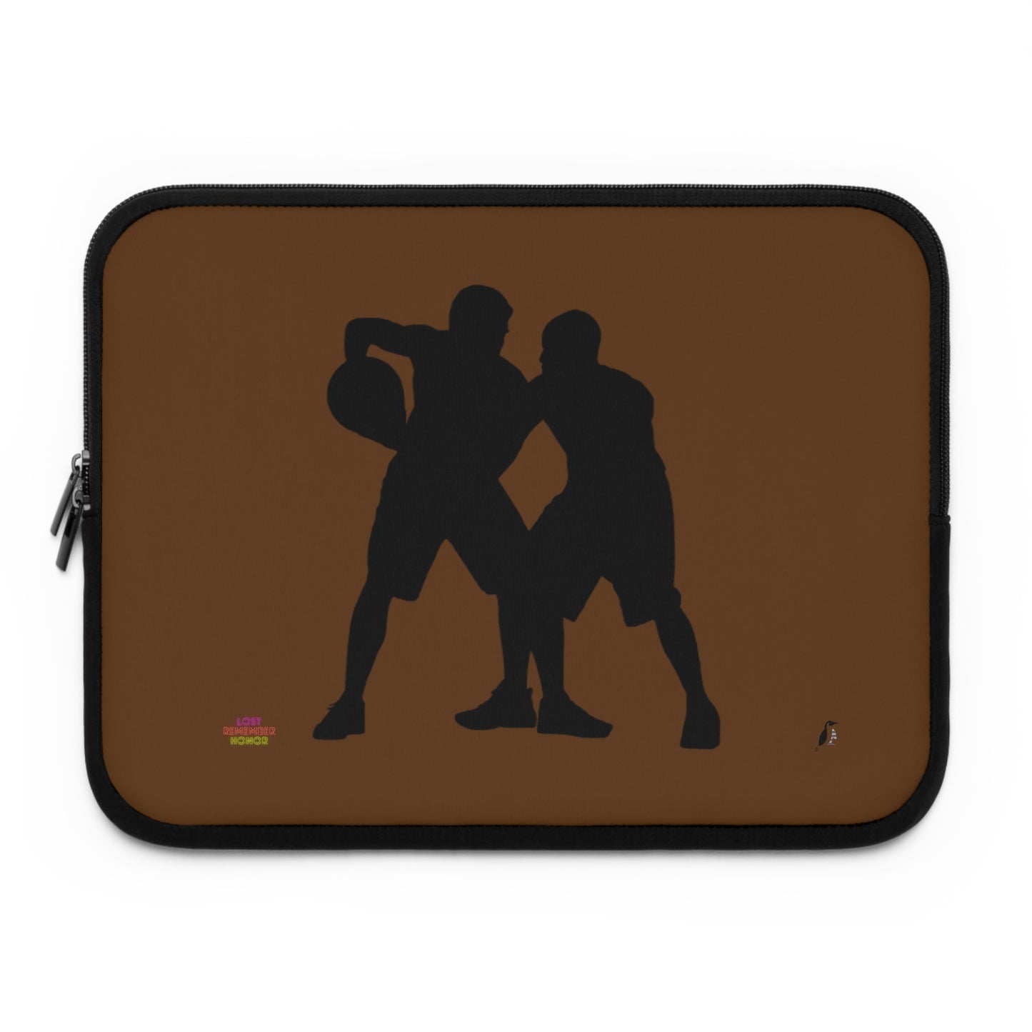 Laptop Sleeve: Basketball Brown