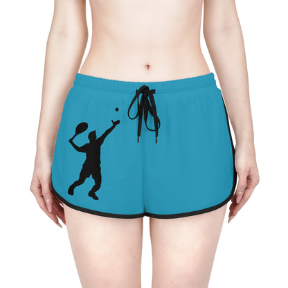 Women's Relaxed Shorts: Tennis Turquoise