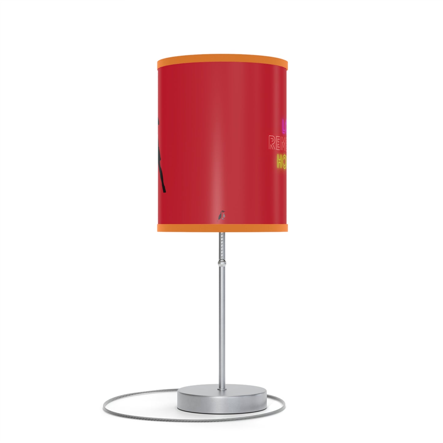 Lamp on a Stand, US|CA plug: Soccer Dark Red