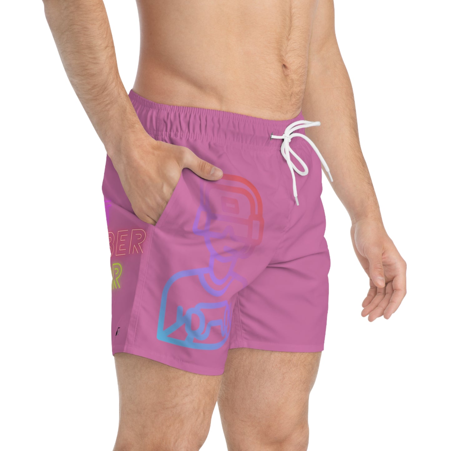 Swim Trunks: Gaming Lite Pink