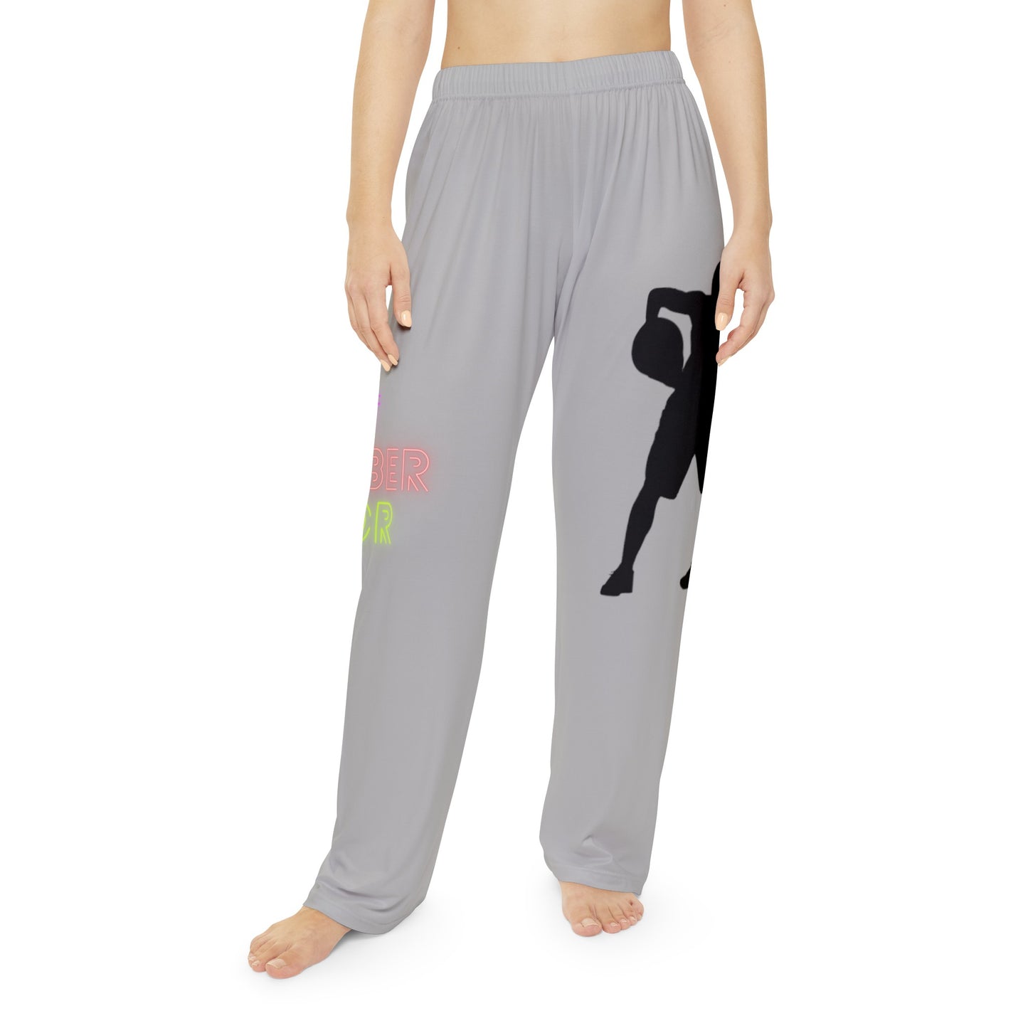 Women's Pajama Pants: Basketball Lite Grey