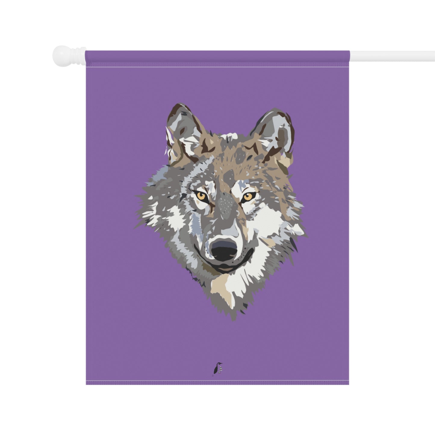Garden & House Banner: Wolves Lite Purple