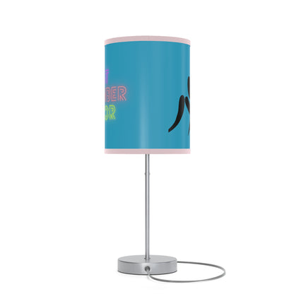 Lamp on a Stand, US|CA plug: Wrestling Turquoise 