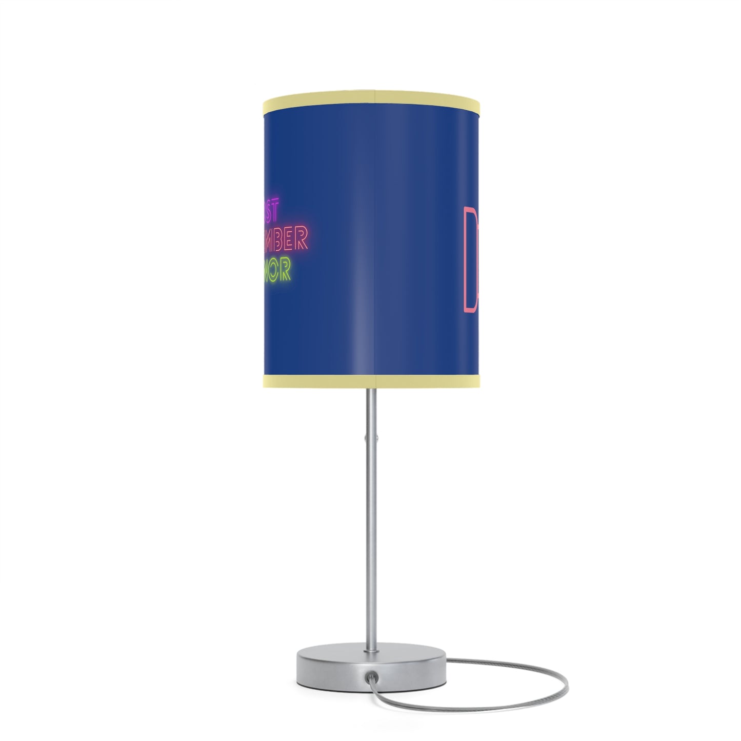 Lamp on a Stand, US|CA plug: Fight Cancer Dark Blue