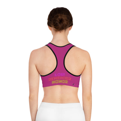 Sports Bra: Soccer Pink