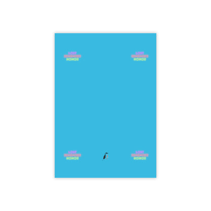 Post-it® Note Pads: Lost Remember Honor Turquoise