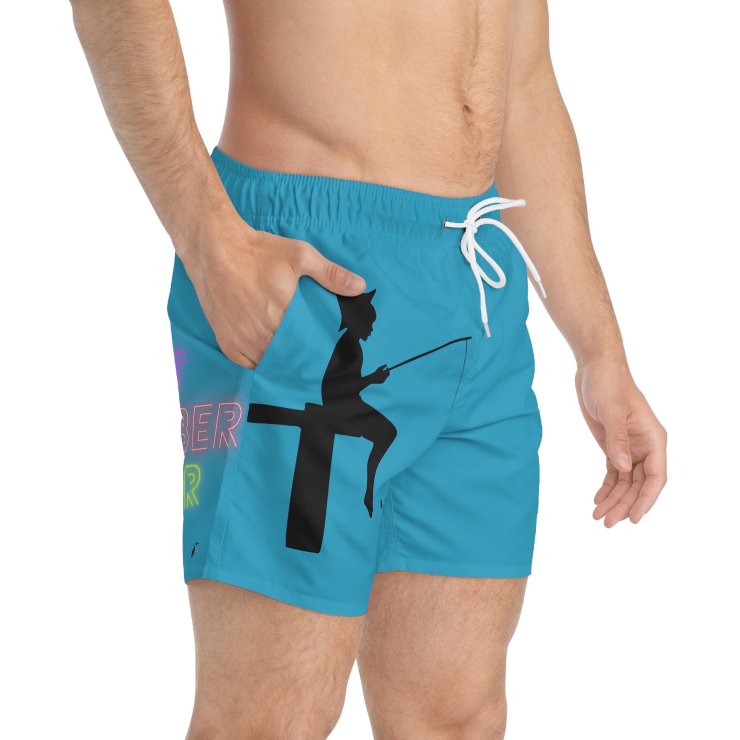 Swim Trunks: Fishing Turquoise