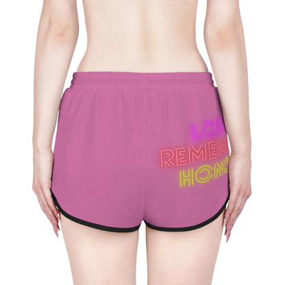 Women's Relaxed Shorts: Football Lite Pink