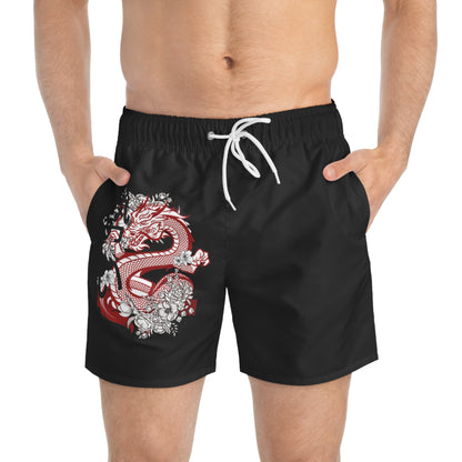 Swim Trunks: Dragons Black