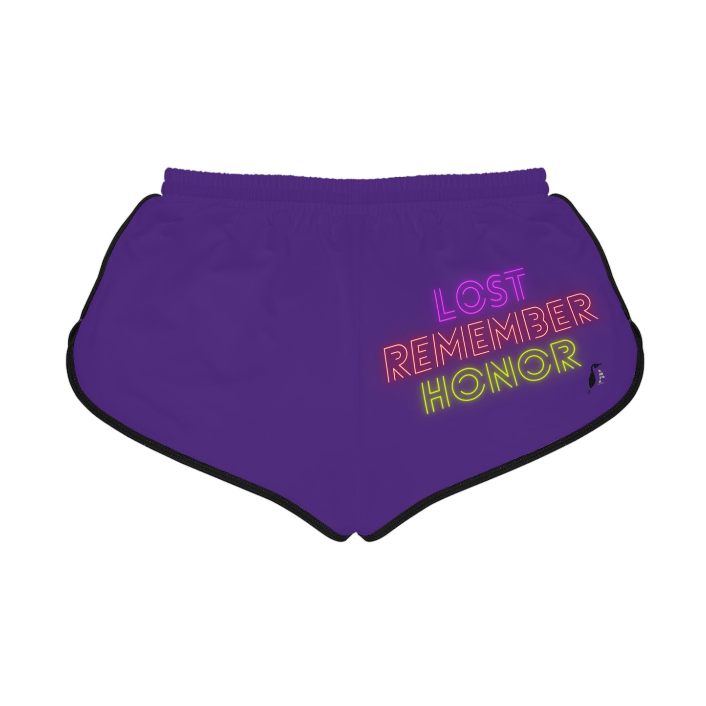 Women's Relaxed Shorts: LGBTQ Pride Purple