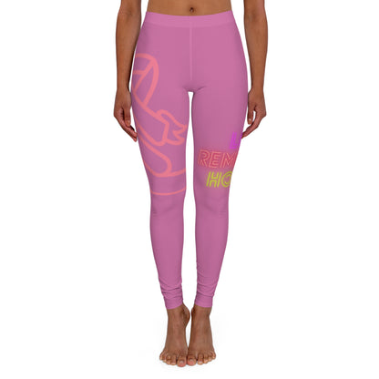 Women's Spandex Leggings: Fight Cancer Lite Pink