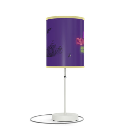 Lamp on a Stand, US|CA plug: Writing Purple