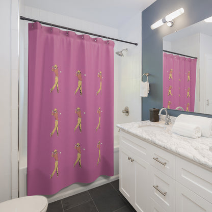 Shower Curtains: #2 Golf Lite Pink
