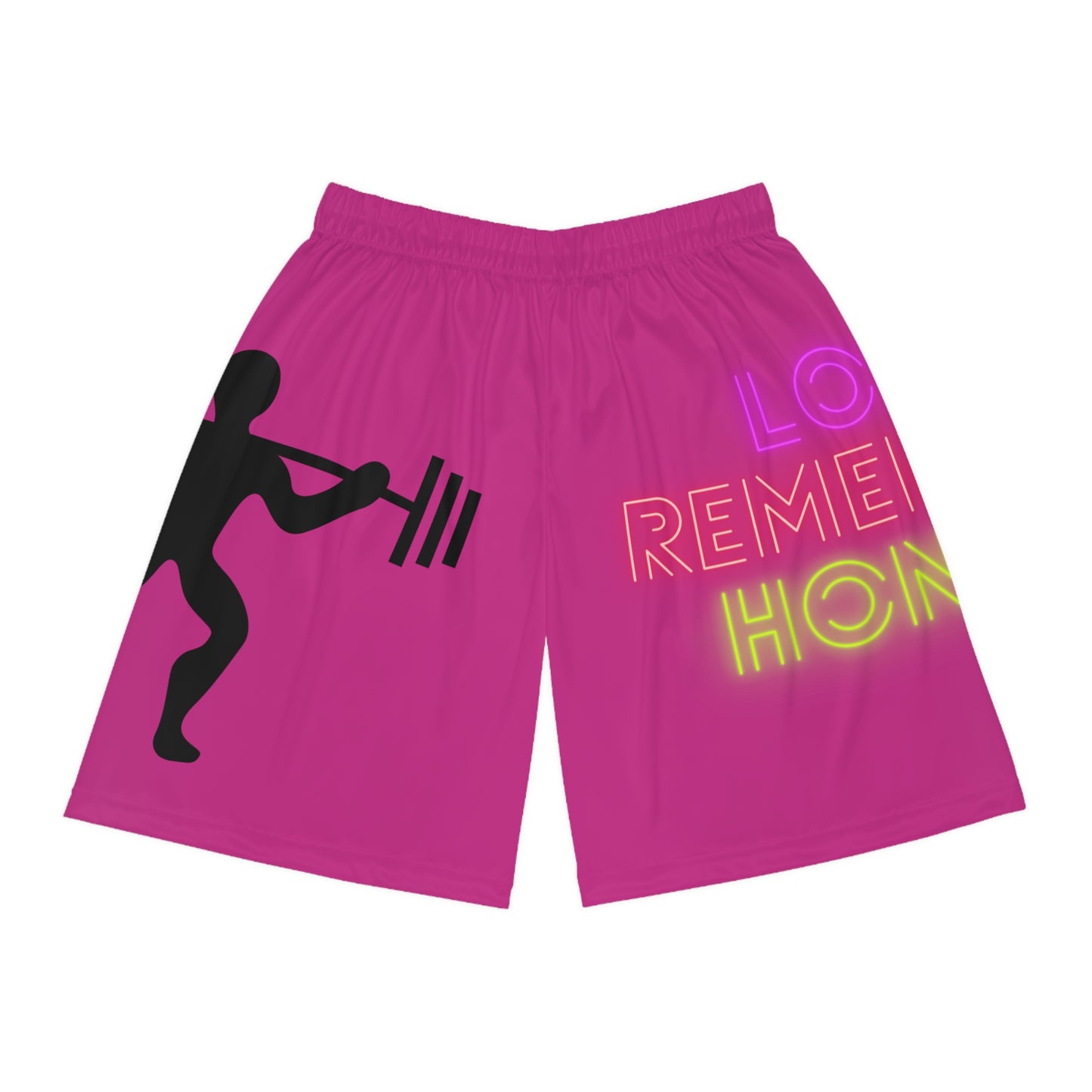 Basketball Shorts: Weightlifting Pink