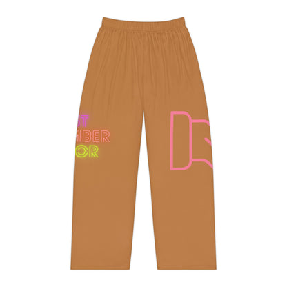 Women's Pajama Pants: Fight Cancer Lite Brown