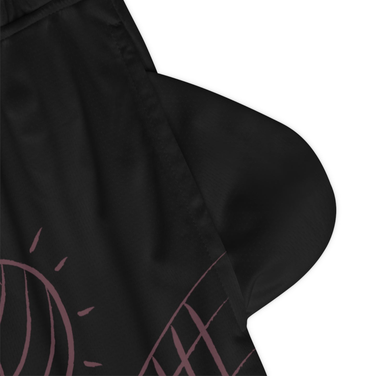 Basketball Rib Shorts: Volleyball Black