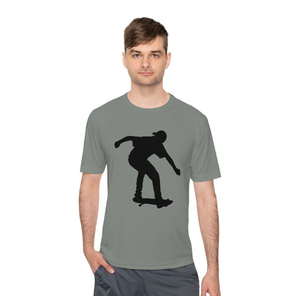 Moisture Wicking Tee: Skateboarding #2