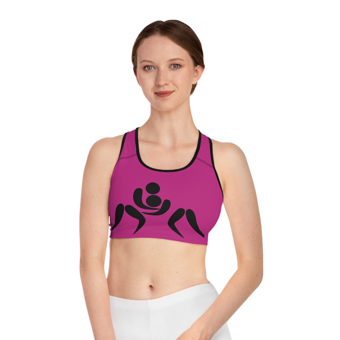 Sports Bra: Wrestling Pink